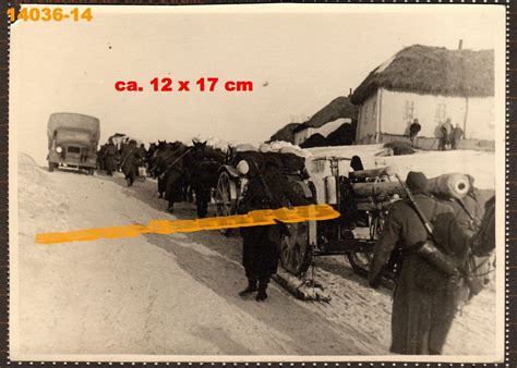 Winter Kampf Vormarsch LKW Geschütz Kanone PAK Postimages