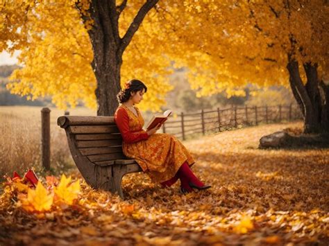 Premium AI Image | Impressionism style of vintage painting of autumn ...