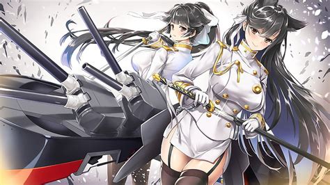 Hd Wallpaper Anime Azur Lane Atago Azur Lane Wallpaper Flare