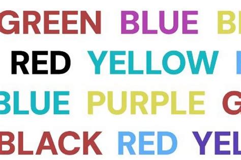 Say The Colour Not The Word Brainteaser People Fail Three Times Before Getting Right Wales