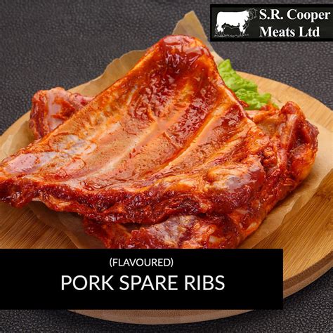 800g Pork Spare Ribs Flavoured S R Cooper Meats Ltd