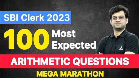 Most Expected Arithmetic Questions Marathon For Sbi Clerk L