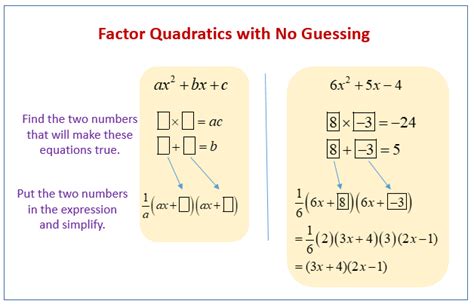 Solving Quadratic Equations With Leading Coefficient Greater Than 1