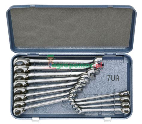 Gedore Combination Ratchet Spanner Set Ur Spare