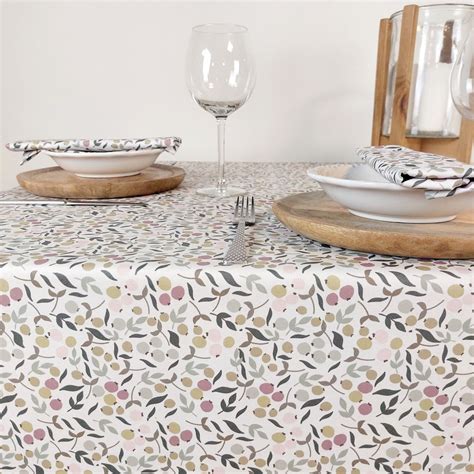 Nappe Enduite En Coton Des Vosges Collection Paola Bonbon Nappes