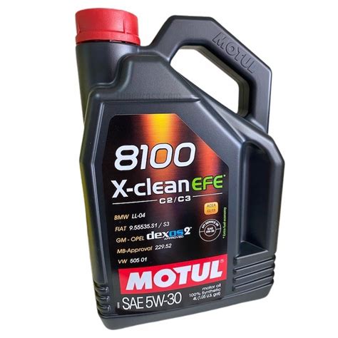 MOTUL 5W30 4L 8100 X CLEAN EFE SILNIKOWY OLEJ SYN 109171 za 157 44 zł