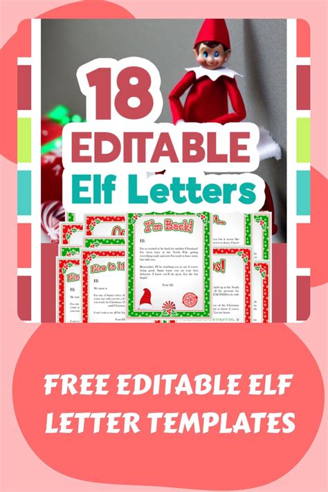 Printable Elf Letter Templates