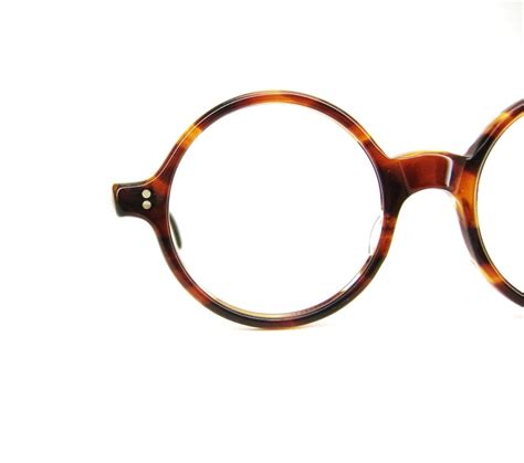 Vintage Round 60s Tortoise Eyeglasses Sunglasses Frame Tart Etsy Eyeglasses Round