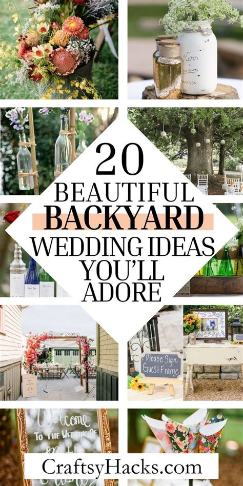 Creative Backyard Wedding Ideas On A Budget In Backyard