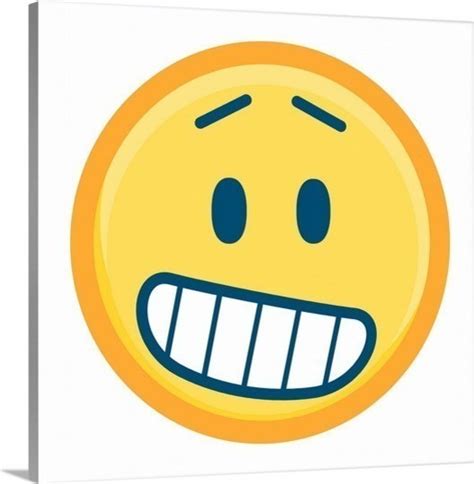 Greatbigcanvas Hopeful Emoji Premium Thick Wrap Canvas And Reviews