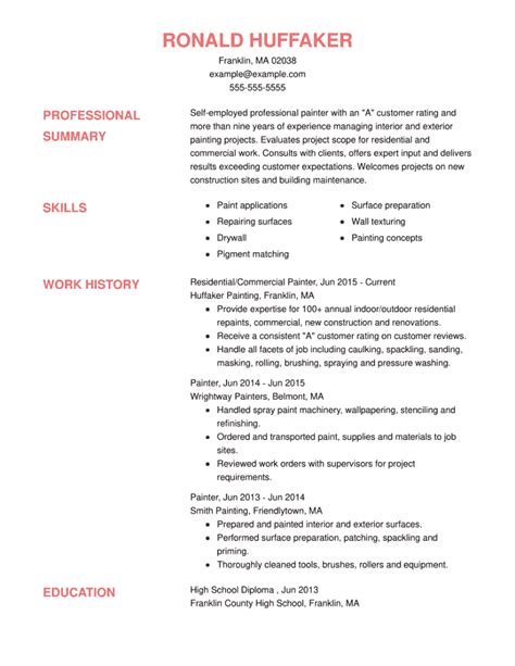 Drywall Installer CV Example For 2023 Skills Templates 41 OFF