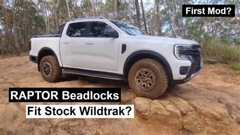 Raptor Beadlocks Fit Stock Wildtrak Next Gen Ranger 33 All Terrains Bfg Ko2 Youtube