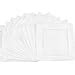 Amazon Cleverdelights White Linen Hemstitch Cocktail Napkins