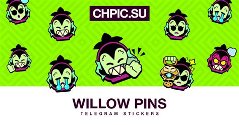 Willow Pins Telegram Stickers