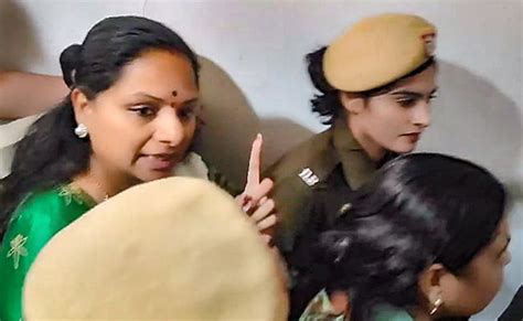 Excise Scam Court Sends Brs Leader K Kavitha To Judicial Custody Till