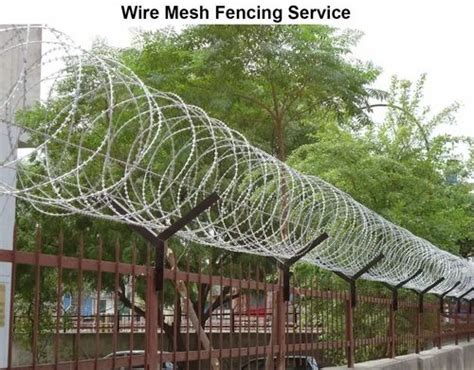 Wire Mesh Fencing Service at Rs 100/sq ft in Chhatral | ID: 2850126916188