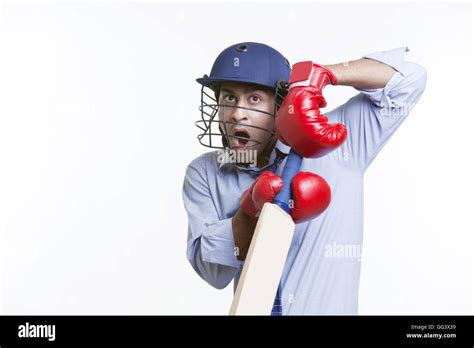 Cricket Player Holding Cricket Bat Hi Res Stock Photography And Images