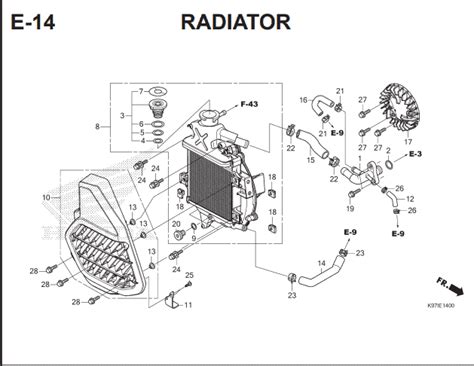 Radiator Assy Honda Pcx 150 K97 And Pcx Hybrid 19100k97t00