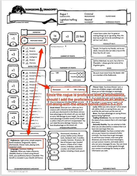 5e Clarification On When To Add The Proficiency Bonus On An Attack