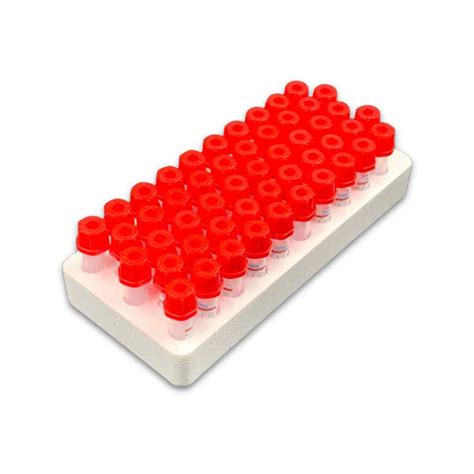 Microtubo Ativador De Coágulo 0 5ml Coleta De Sangue Mini Tubo Vermelho