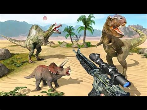 Wild Dino Hunting Game 3D Dinosaur Games Android Gameplay YouTube