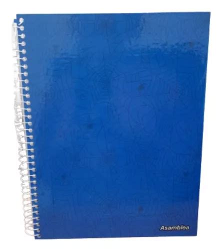 Cuaderno Asamblea 21x27 Cm Tapa Dura Con Espiral X100 Hojas MercadoLibre