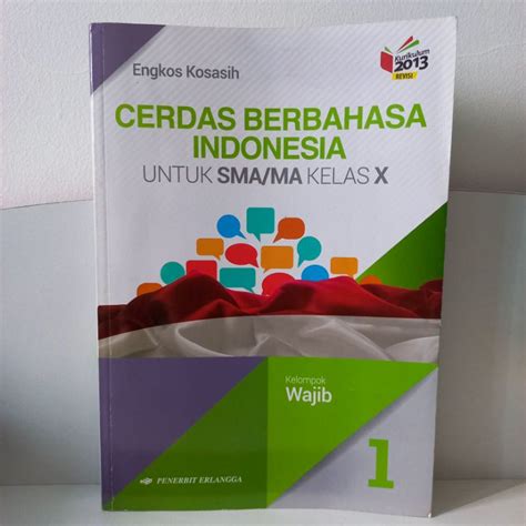 Jual Buku Paket Pelajaran Bahasa Indonesia Wajib Kelas Erlangga