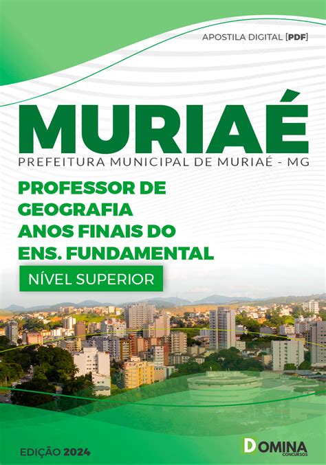 Apostila Pref Muria Mg Professor Geografia