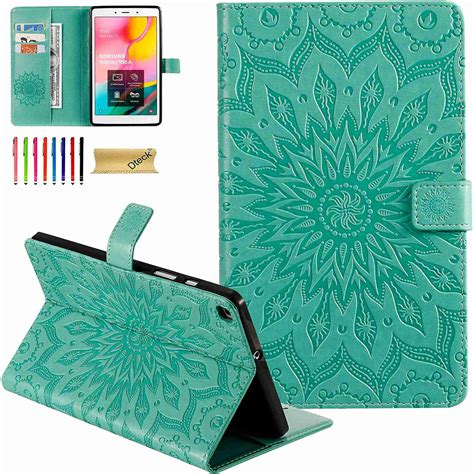 Galaxy Tab A 8 0 Inch T290 T295 T297 Case Dteck Slim Embossed Pu