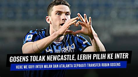 Robin Gosens Segera Gabung Inter Milan Setelah Tolak Newcastle United