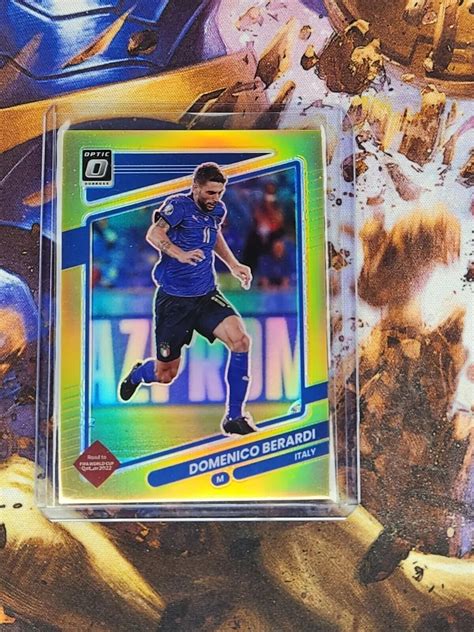 Panini Donruss Road To Qatar Optic Gold Prizm Domenico