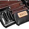 Tooltreaux Heavy Duty Pocket Leather Tool Belt With Steel Hammer