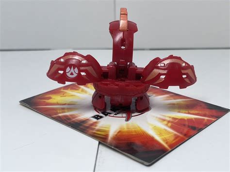 Bakugan Naga Dragonoid B G Red Pyrus Battle Brawlers Ebay