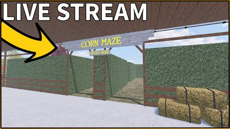 ERLC HALLOWEEN CORN MAZE LIVE Roblox YouTube