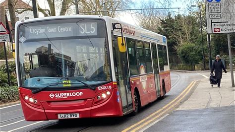 ADL Enviro200 Arriva London ENX18 LJ12BYD Route SL5 Croydon Town Centre