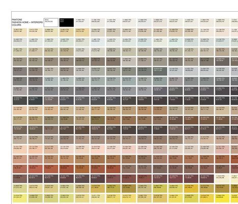 Pantone Fashion Home Color Chart 1 Design By Elizabethhalpern