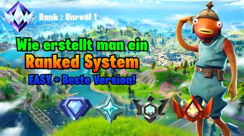 TUTORIAL Wie Erstelle Ich Ein RANKED SYSTEM In UEFN Fortnite