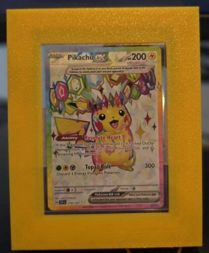 Pikachu Ex 219191 Surging Sparks Full Art Rare Ebay