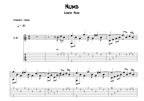 Linkin Park Numb Guitar Chords