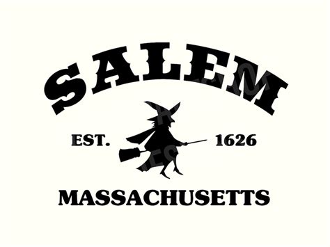 Salem Svg Salem Png Salem Witch Svg Salem Massachusetts Svg Witch