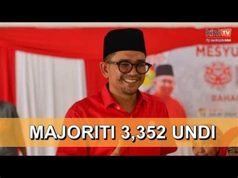 Keputusan Rasmi Awie Menang Prk Nenggiri Majoriti Undi Youtube