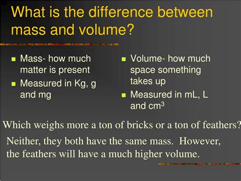 Ppt Mass Volume And Density Powerpoint Presentation Free Download Id5810070