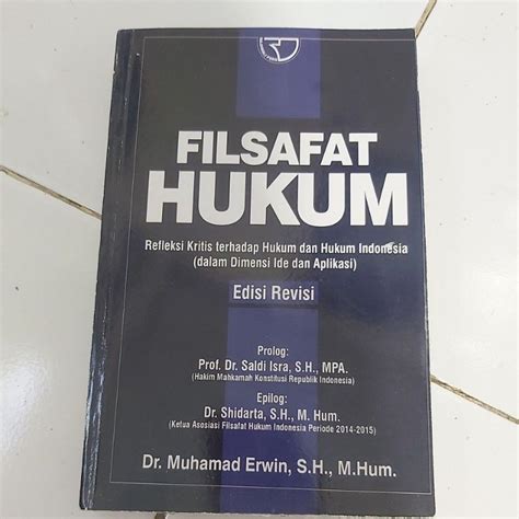 Jual Filsafat Hukum Refleksi Kritis Terhadap Hukum Dan Hukum Indonesia