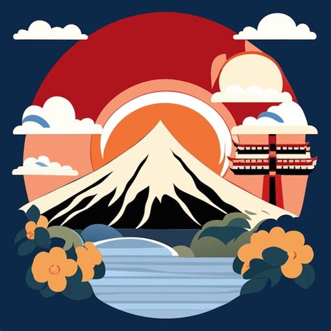 Ilustraci N Vectorial De La Lengua Japonesa Vector Premium