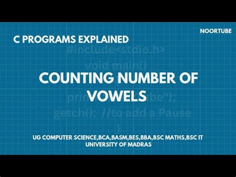 Counting Number Of Vowels Consonants Digits And White Spaces In A