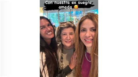 Shakira sorprendió a sus seguidores con una foto con su exsuegra