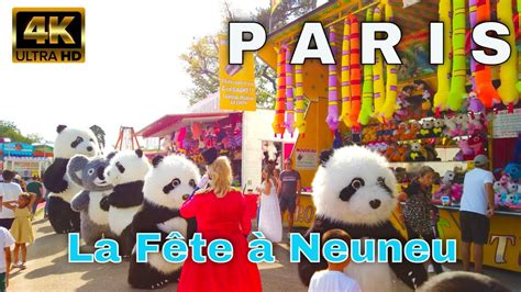 La Fête à Neuneu 2022 Funfair in Bois de Boulogne YouTube