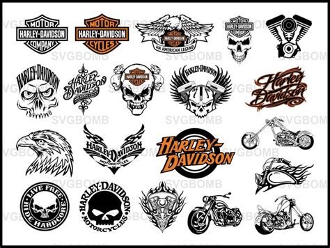 20 Harley Davidson SVG Bundle [November 2023] | Harley davidson, Harley, Harley davidson artwork