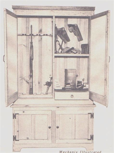 Gun Cabinet Plans