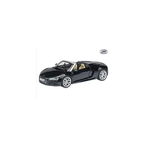 Miniature Audi R8 Spyder Noir Fantome Chez Francis